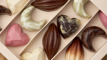 foto de bombones rellenos de origo chocolate